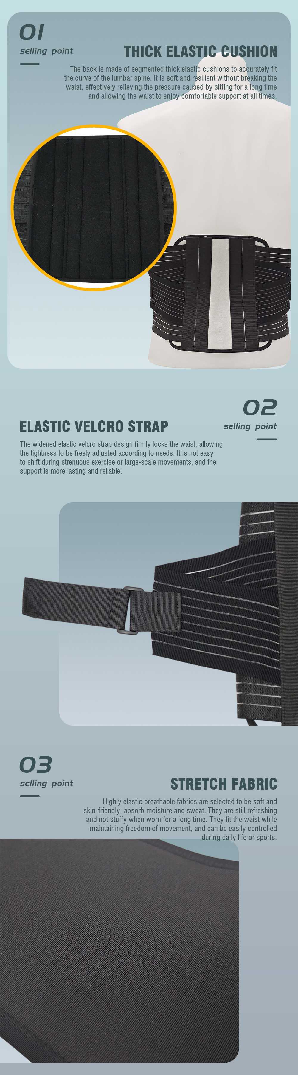 extra large back support lumbar brace
