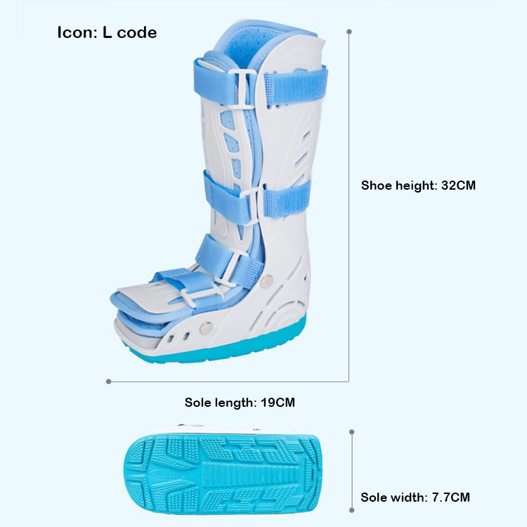 size of walking boot for kids